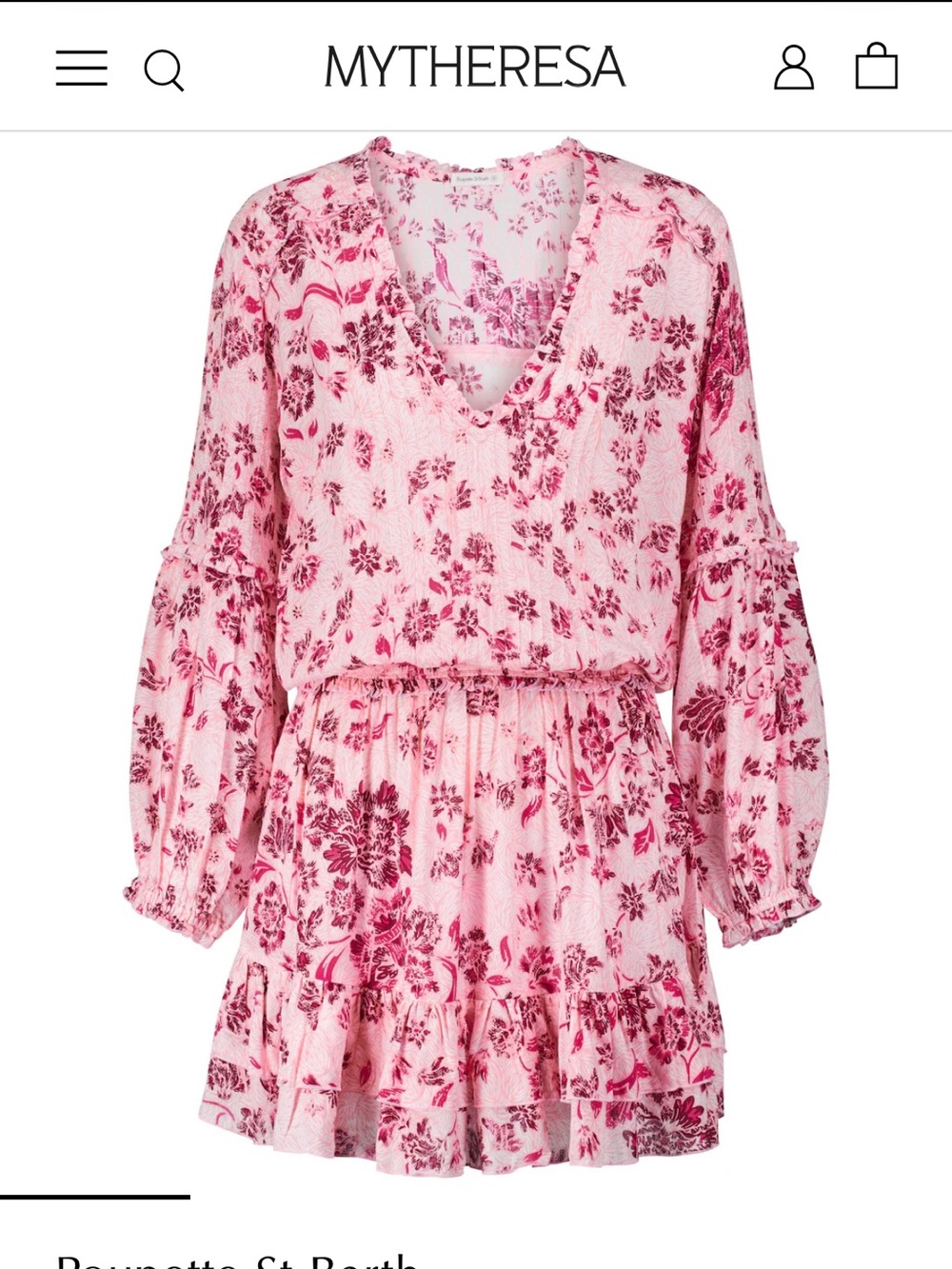 Poupette St Barth Ilona floral minidress